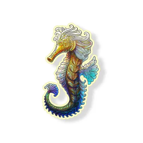 Наклейка Seahorse трендовая Автомобильная чашка для ноутбука кулер Пляжное окно