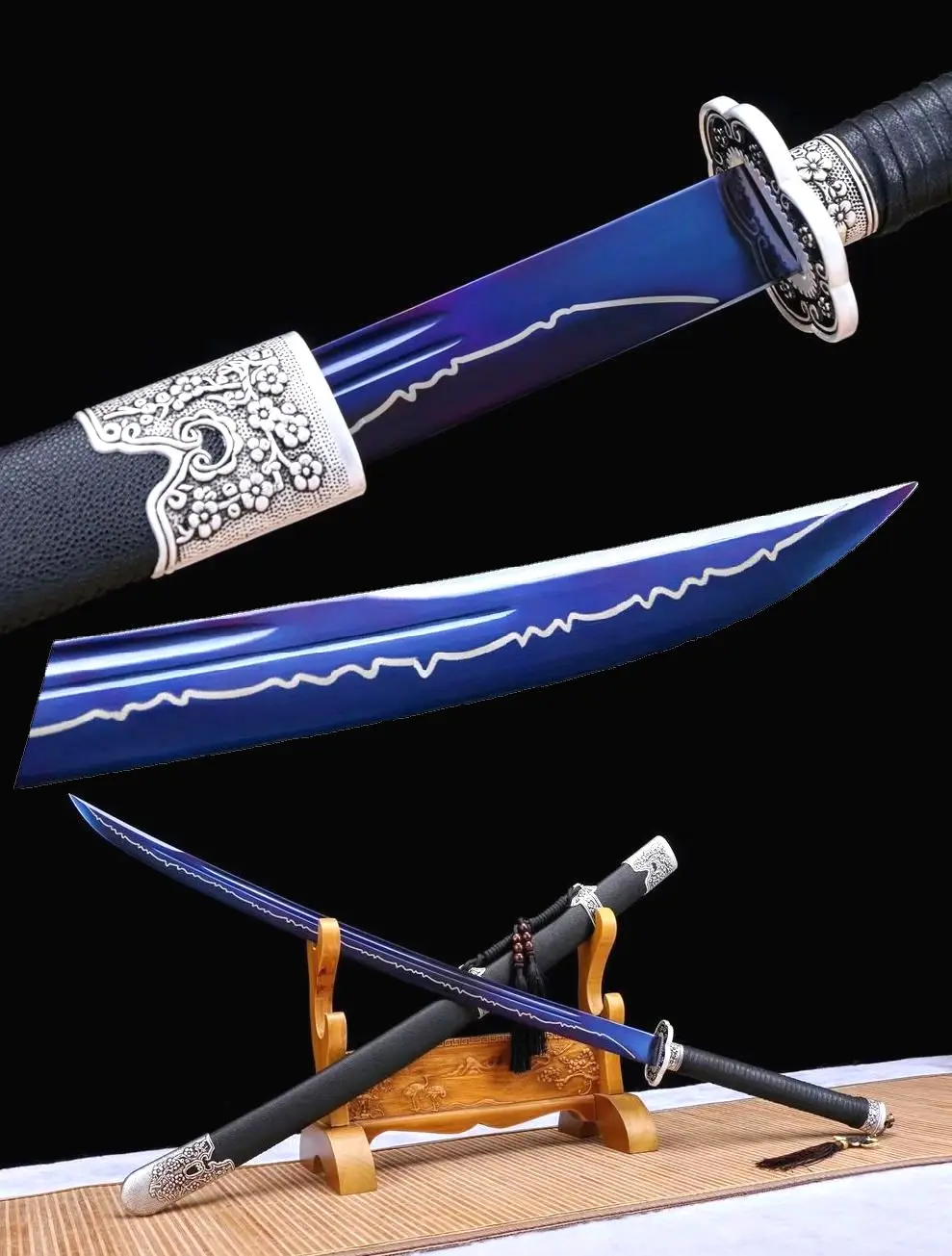 

Китайский меч ушу ручной работы, клинок из марганцевой стали меч, дао, сабля, кунг-фу