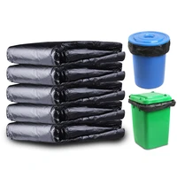 50 black heavy duty lined strong garbage bags super sturdy and tear resistant suitable for residential household fp89