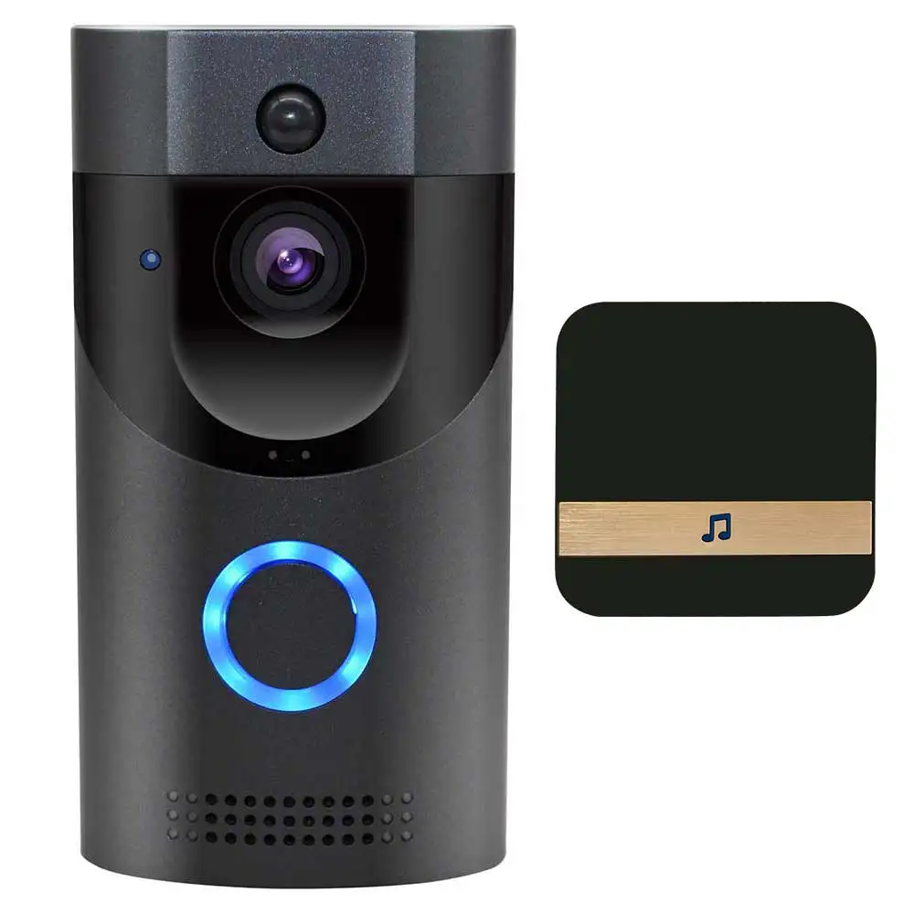 

Anytek B30 Home Alarm Systems WIFI Photographed / Recording / Multifamily video doorbell No Screen(output by APP) Telephone One