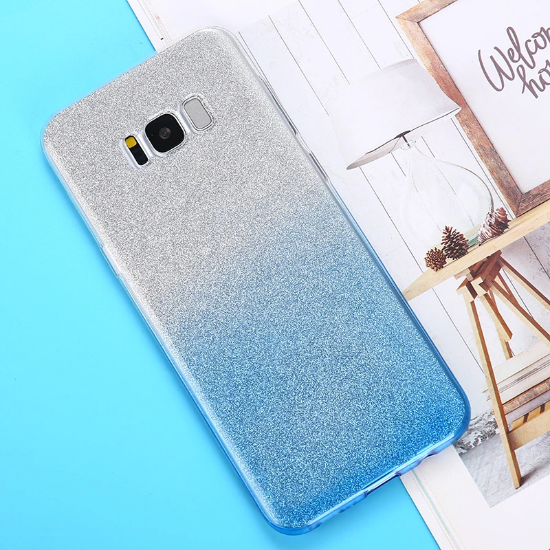Блестящий чехол для телефона Samsung Galaxy S8 S9 S10 Plus Note 10 Pro J4 J6 A6 A7 A8 A9 2018 A10 A20 A30 A40 A50 A70