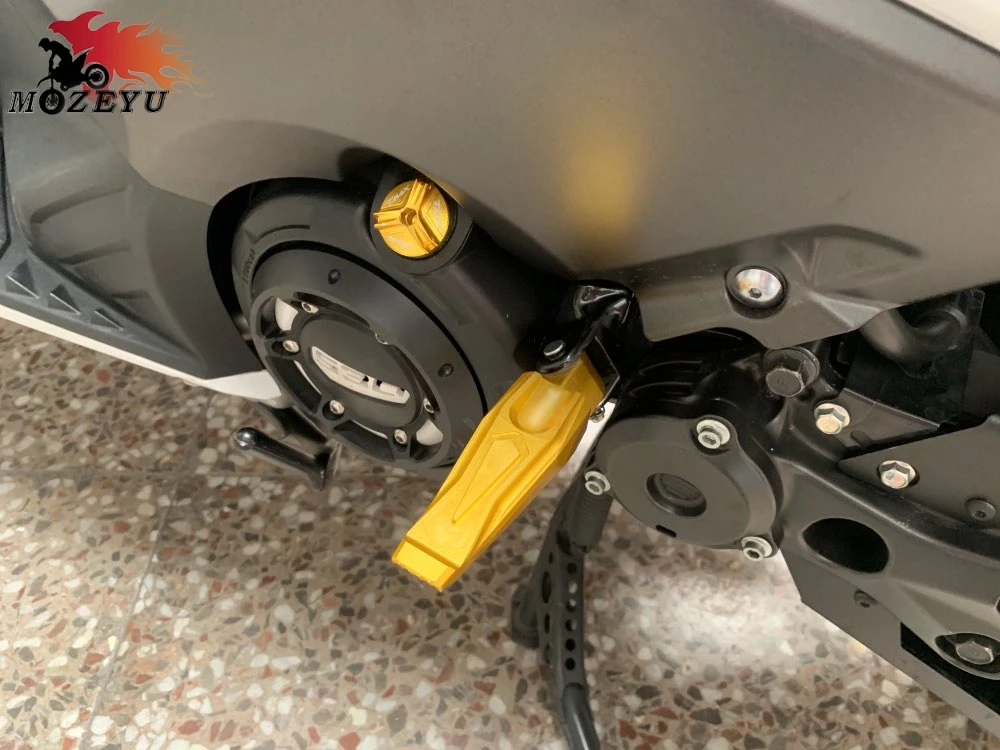 Алюминиевые колышки для пассажирских ног мотоцикла Yamaha MT15 MT 15 CNC педали задней