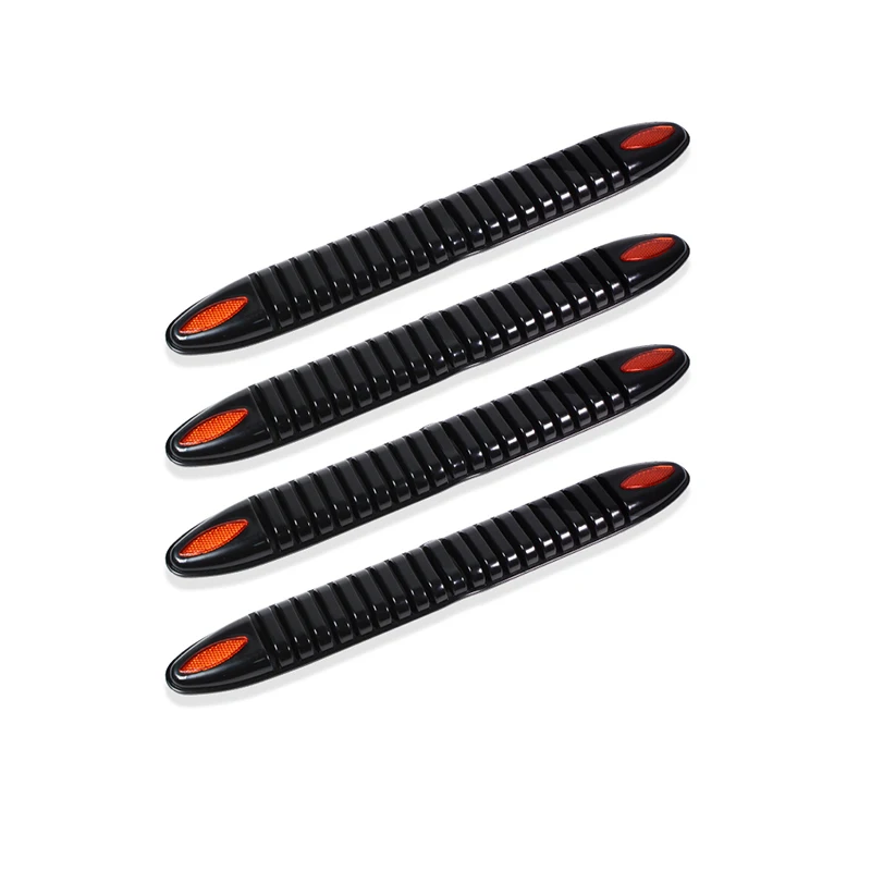 

4Pcs Car Bumper Decorative Strip Anti Scratch And Anti-Collision Adhesive Strip Personalized Beauty Automobile Styling Accessory