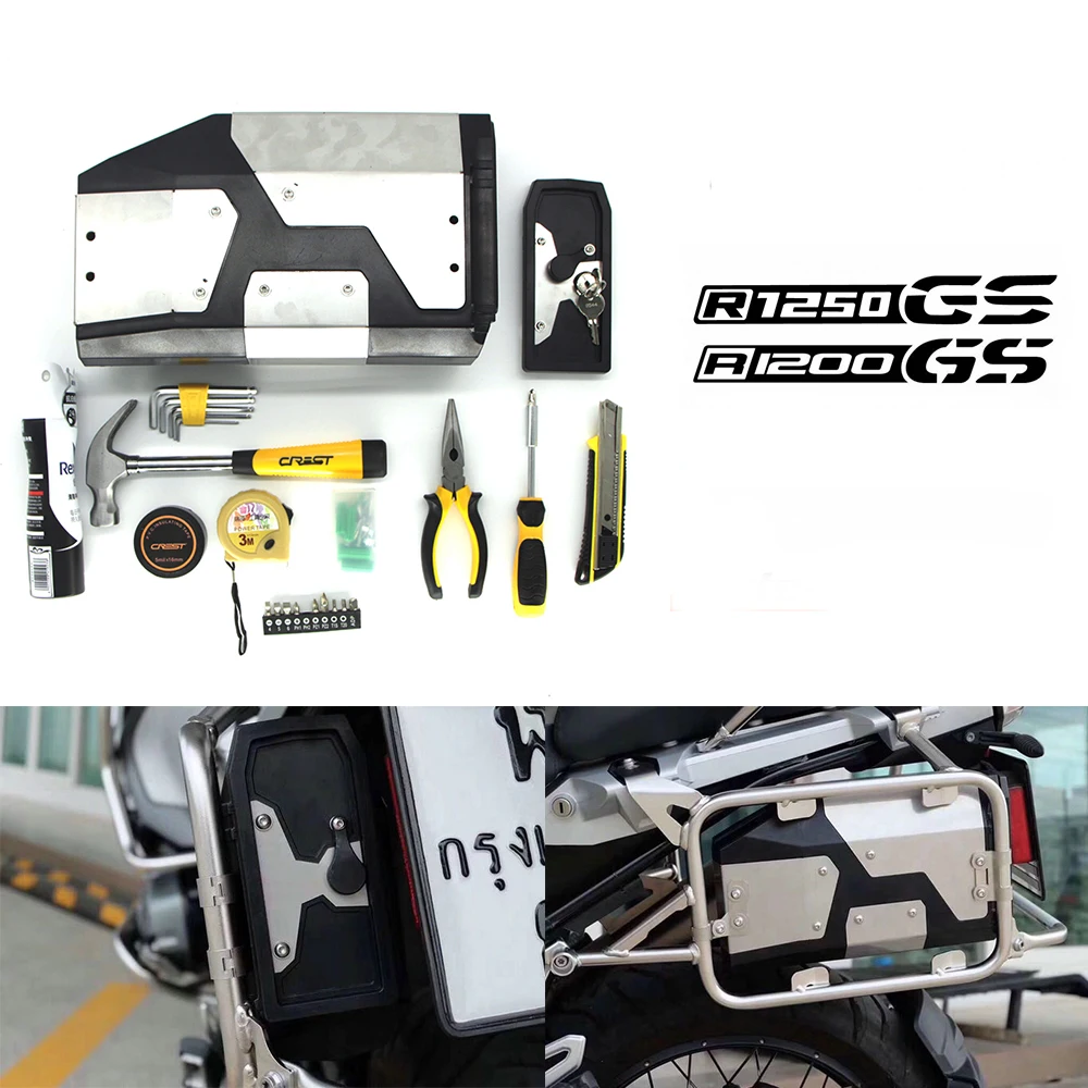 Для BMW R1200GS Adventure R 1200 GS LC R1250GS 2013 2020 декоративный алюминиевый ящик для инструментов