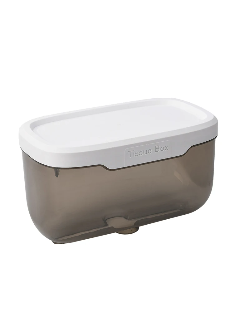 

Toilet tissue box Toilet roll paper box Household wall-mounted waterproof non-perforated pumping paper box roll paper tube