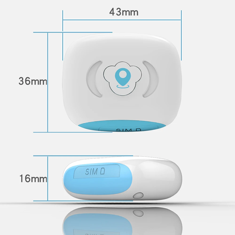 Умные водонепроницаемые IP67 мини-часы с системой слежения GPS ошейник для собак