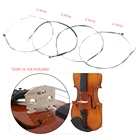 Полный комплект, высококачественные Струны для скрипки размером 12 и 14, струны для скрипки, стальные струны, G, D, A и E