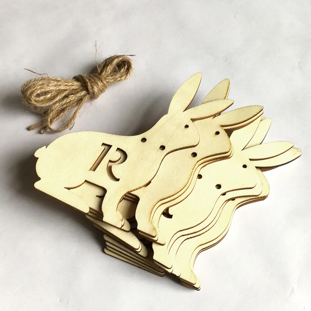 Пасхальный милый кролик висячие длинные струны кулон баннер Ремесла домашние