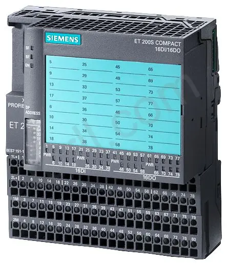 Запасная часть SIEMENS *** ET 200S Compact 16 DI/16 DQ STD 24 V DC 3 ms 0 5 A e 6ES7151 1CA00 3BL0 6ES71511CA003BL0|Детали и