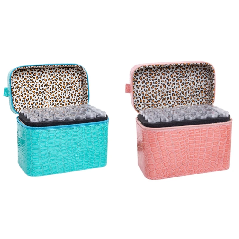 

84 Slots Diamond Embroidery Box, Diamond Art Storage Case With Carrying Handle For Diamond Painting Accessories