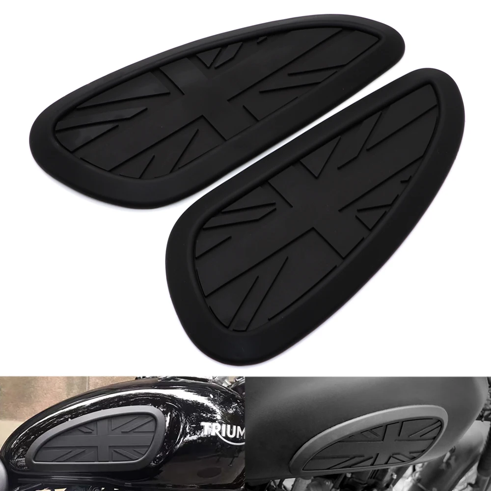 Защитная Наклейка на коленный захват бака мотоцикла для Honda Yamaha Suzuki Kawasaki Cruiser Chopper