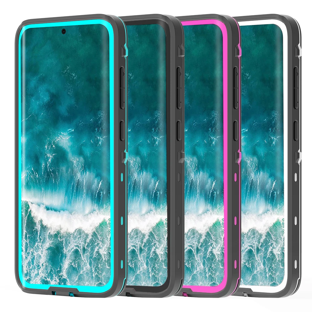 

360 Full Dustproof Waterproof Case for Samsung S20 Plus S20Ultra Note10 Plus Shockproof Outdoor Sport Swim Cover for Note20Ultra
