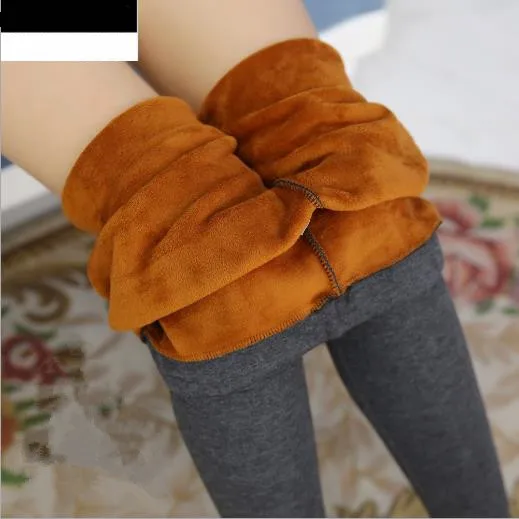 Clobee Women Pants 2019 High Waist Autumn And Winter Oversized 6XL Thickening Plus Velvet Strench Trousers J209 | Женская одежда