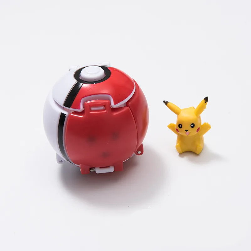 Аниме Покемон мяч Пикачу карманные монстры Косплей Pop-up Poke Ball Bulbasaur дети мультфильм Милая игрушечная бутафория Костюмы Аксессуары