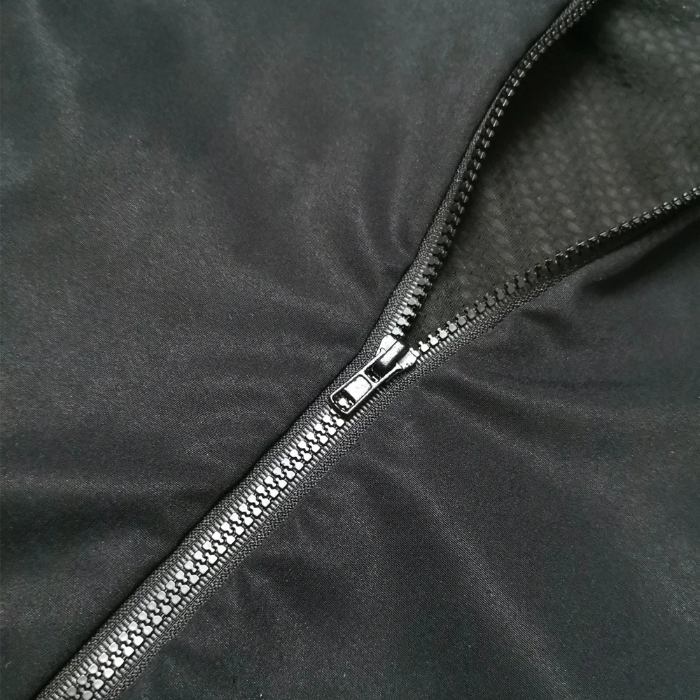 Профессиональный ветрозащитный водонепроницаемый жилет для велоспорта черный