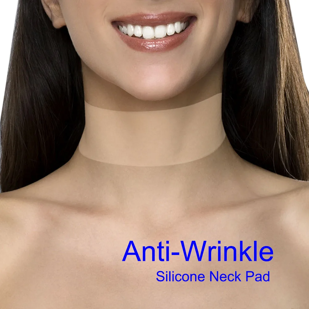 

Подушка для ухода за кожей Шеи силиконовые против морщин старения Многоразовые прозрачные подкладки SDFA88