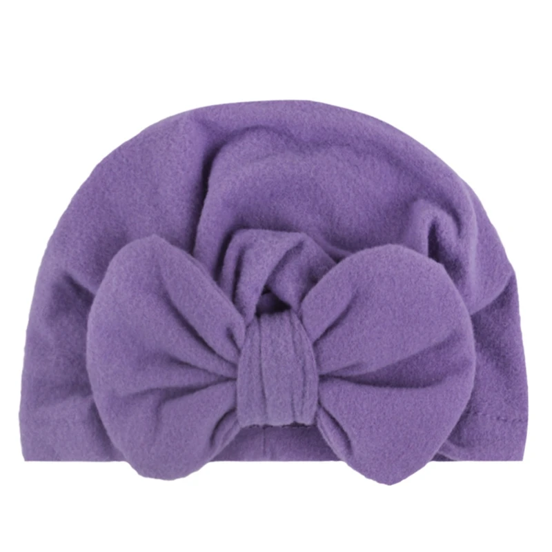 

4 Pcs Baby Bowknot Hat Kids Bow Cap Newborn Indian Turban Twist Knot Beanie Hat Girls Clothes Accessories