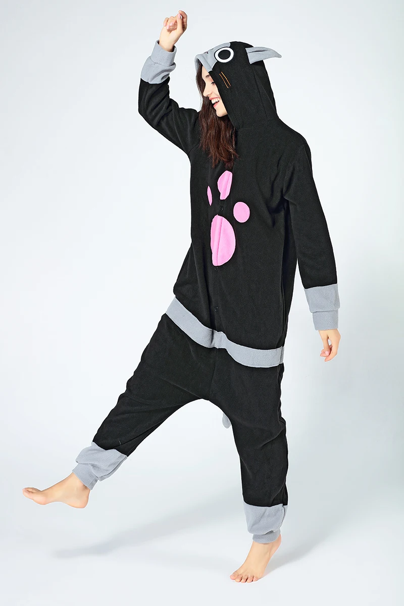 HKSNG/Новинка милая пижама в виде животного Ellione Airu Kigurumi кота комбинезон Melynx костюмы
