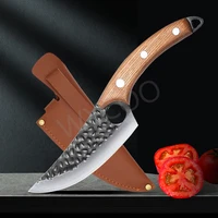 5 5 inch kitchen knives chef knife stainless steel hunting knife butcher knife forkitchen forged for kitchen cooking tools