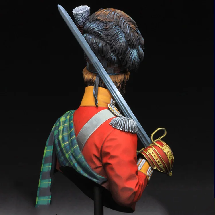 1/10 Смола Бюст строительный комплект Гордон Хайлендер|Наборы для сборки моделей| |