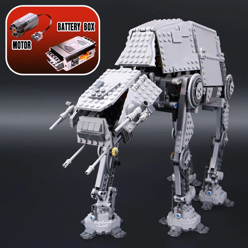 

Star Plan With Motorised AT- AT All Terrains Armoured Walker CAR Compatible 10178 Building Blocks Bricks Toys Gift 19042