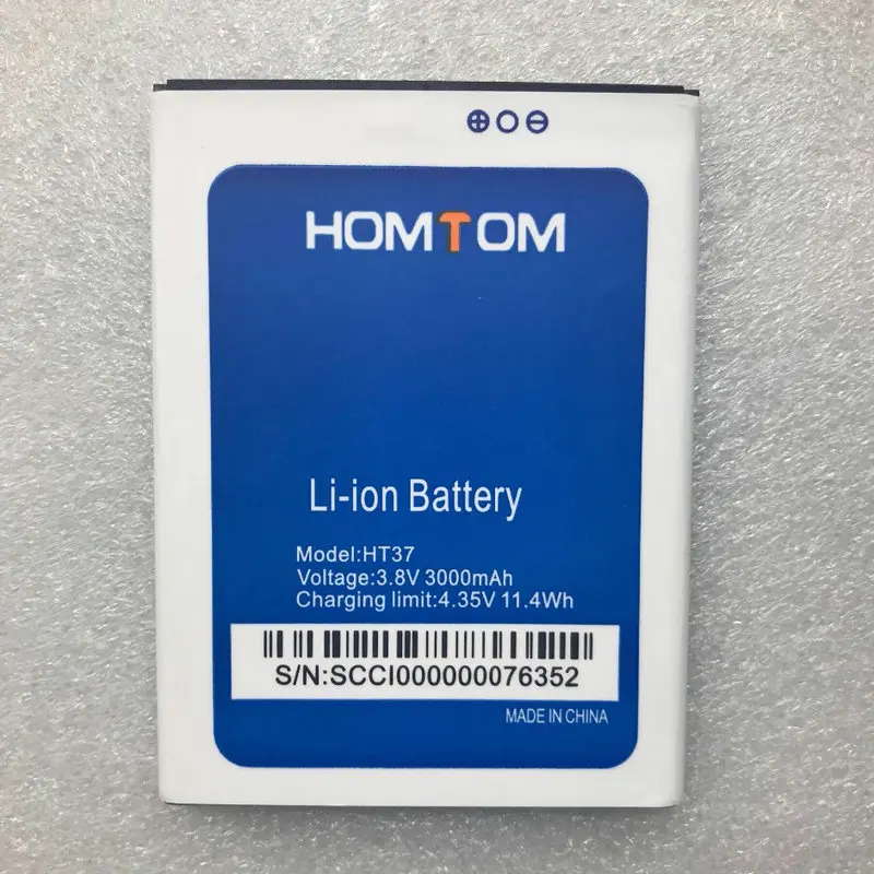 Ави Батарея для Homtom S12 HT30 HT37 HT20 мобильный телефон литий ионный аккумулятор
