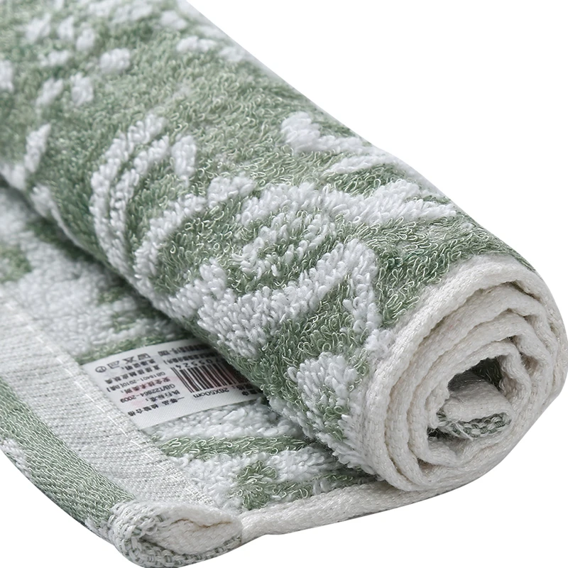 

Jacquard Thicker Absorbent Towel Active Printing And Dyeing Face /Hand /Hair Towel Environmental Health Breathable Towel
