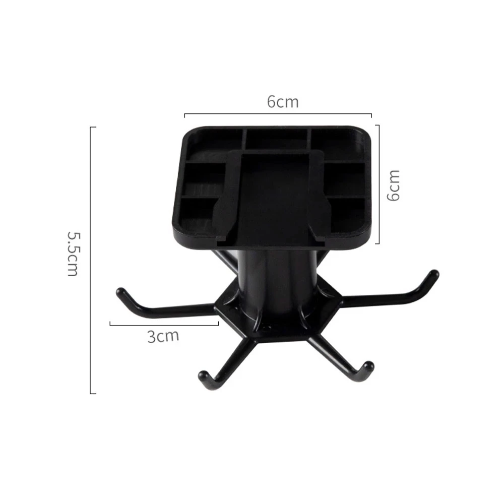 

Under Shelf Rotate Hook Holder Hang Kitchen Cabinet Storage Rack Organizer Rack Multi-Purpose Hooks Home Storage