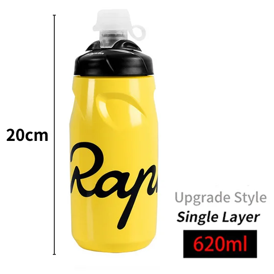 Rapha велосипедная бутылка для воды с замочком, герметичная, Спортивная, велосипедная, бутылка для воды 620-750 мл, ПП, бутылка для воды для горной дороги - Цвет: 620ml Yellow