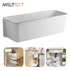 Настенный подвесной контейнер для хранения в холодильнике, кухонный шкаф, дверь, полка для хранения, корзина, коробка для салфеток с липкой пленкой