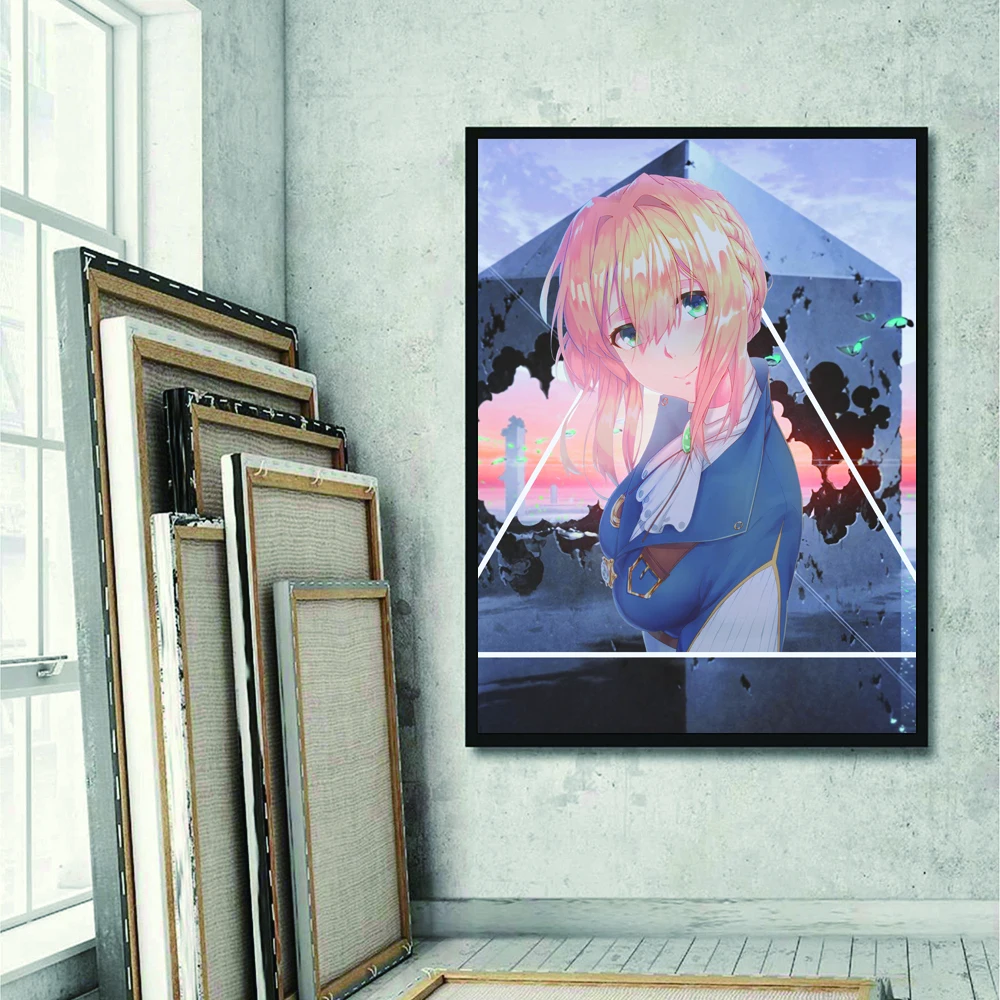 

Abstract Nordic Frames Wall Decor Canvas Painting Wall Art HD Anime Poster Home Decorative Painting Room Decoration