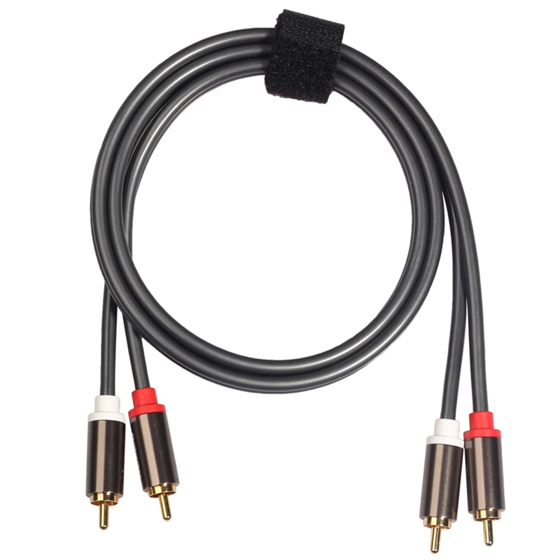 Rexlis 2 шт. Rca на папа штекер Hifi o кабель Ofc Av динамик провод для ТВ Dvd усилитель