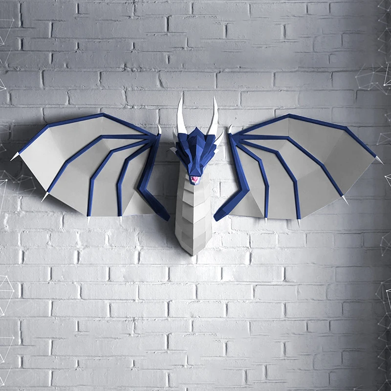 

Geometric 3D Three-Dimensional Gold Foil Model Constitutes DIY Handmade Wall Hanging Decor FAS6