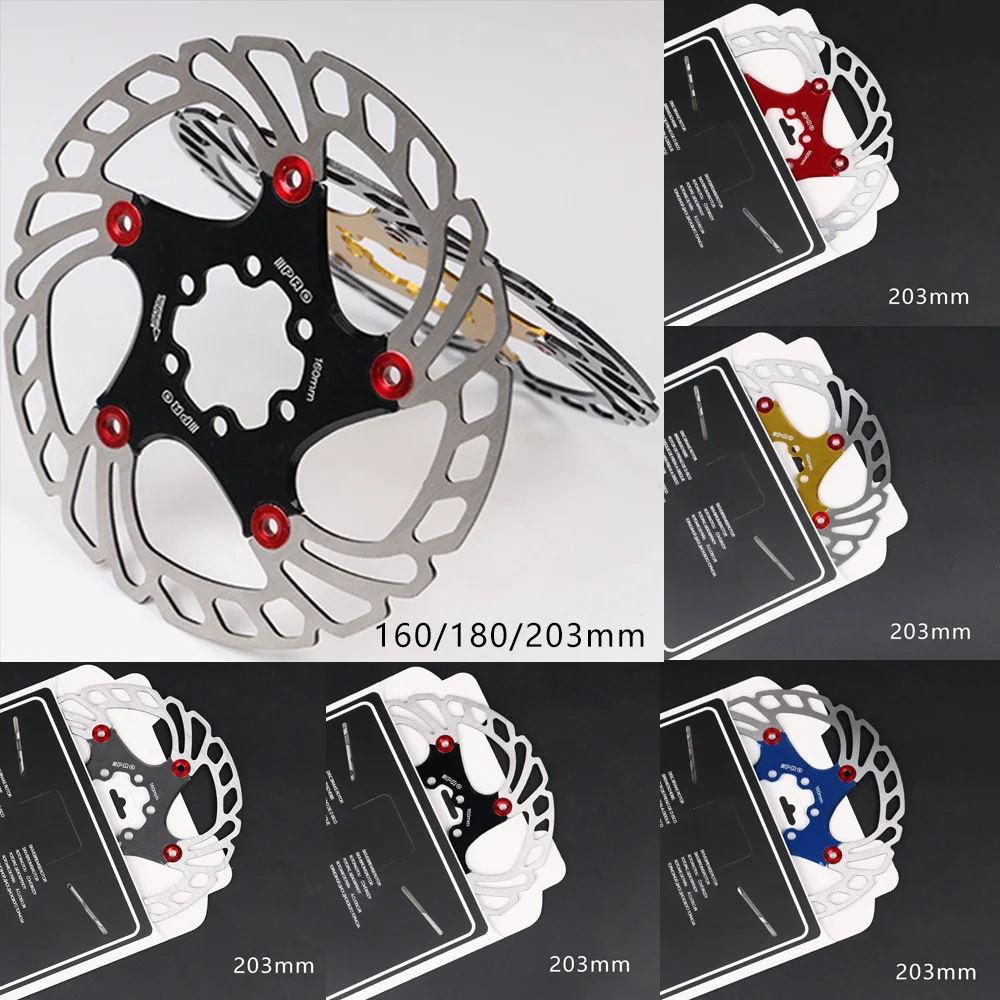 PRO Велосипедный тормозной диск 160/180/203 мм Универсальный Размеры MTB горный