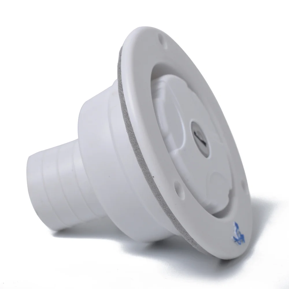 

Gravity Water Inlet Fill Dish Hatch with Lock for RV Camper Trailer (Black)