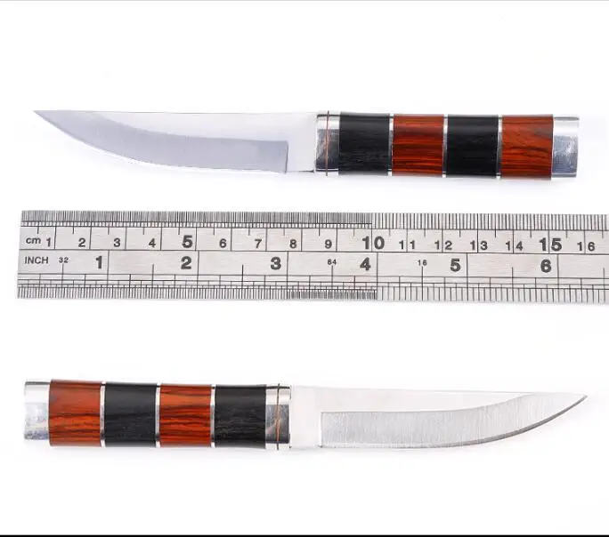 

6.22'' Fixed Blade Hunting Knife With Sheath Camping Survival Tactical Knife 440C Blade Pocket Outdoor Straight Knives EDC Tools