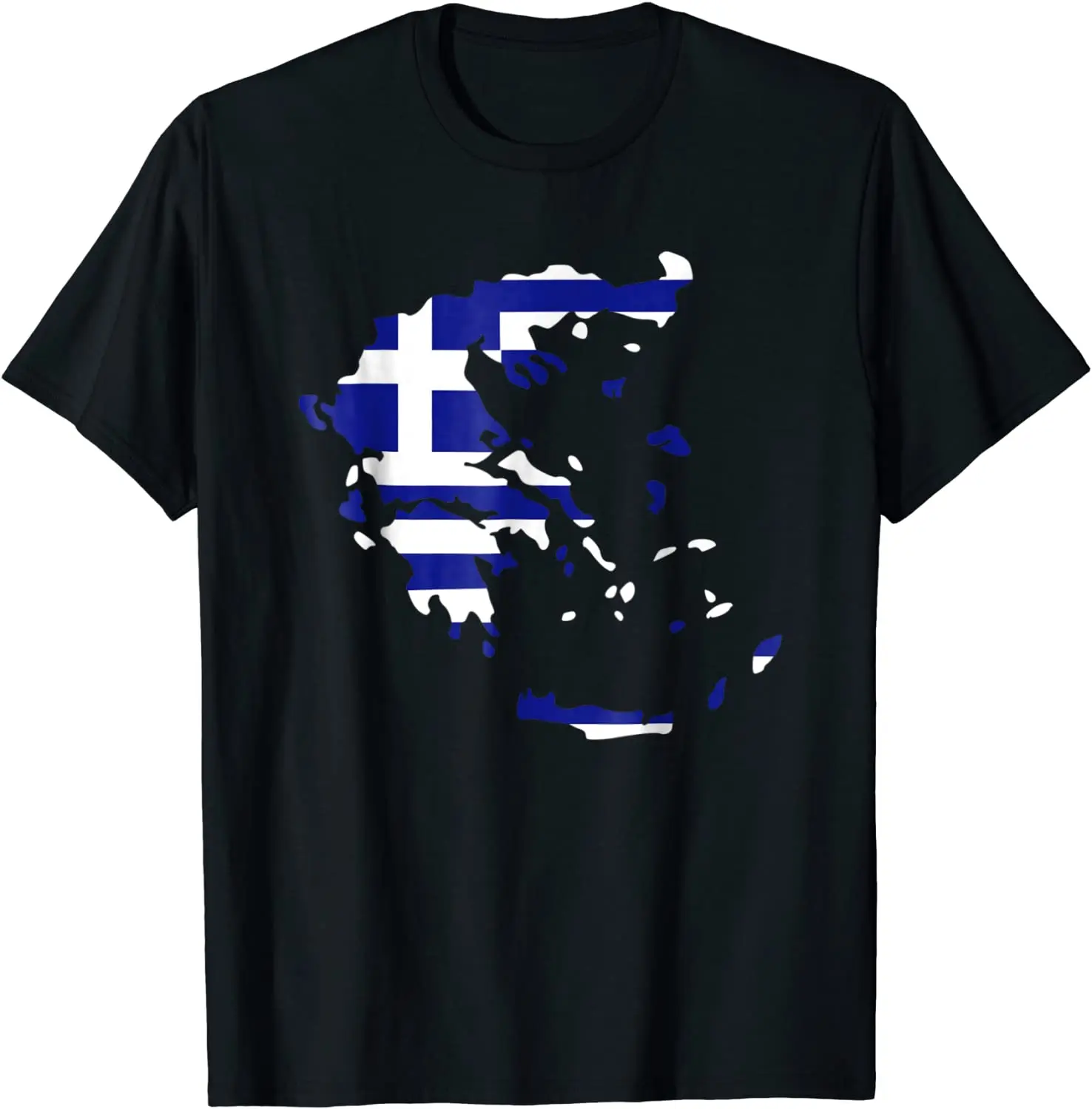 

Greece Map Flag T-Shirt Summer Sale Oversized T-shirt