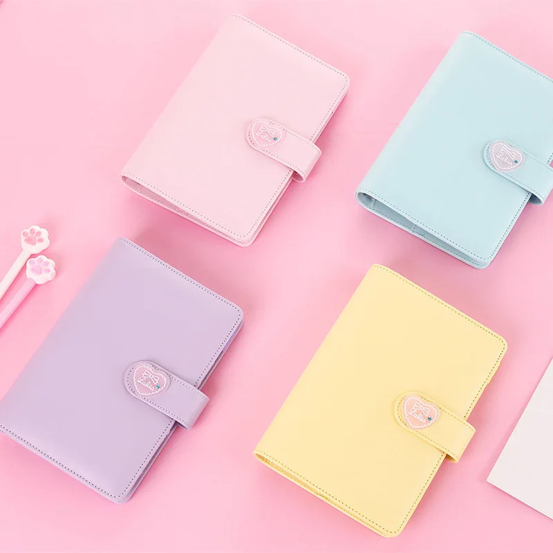 Kawaii A6 Diy Дневник записная книжка и пули журнал милый набросок Органайзер кольцо