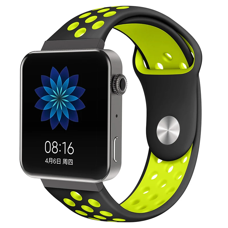 8060 Мягкий силиконовый ремешок для часов для xiaomi smart watch, новинка, сменный ремешок для mi watch, резиновый ремешок для часов, аксессуары - Цвет: 8060