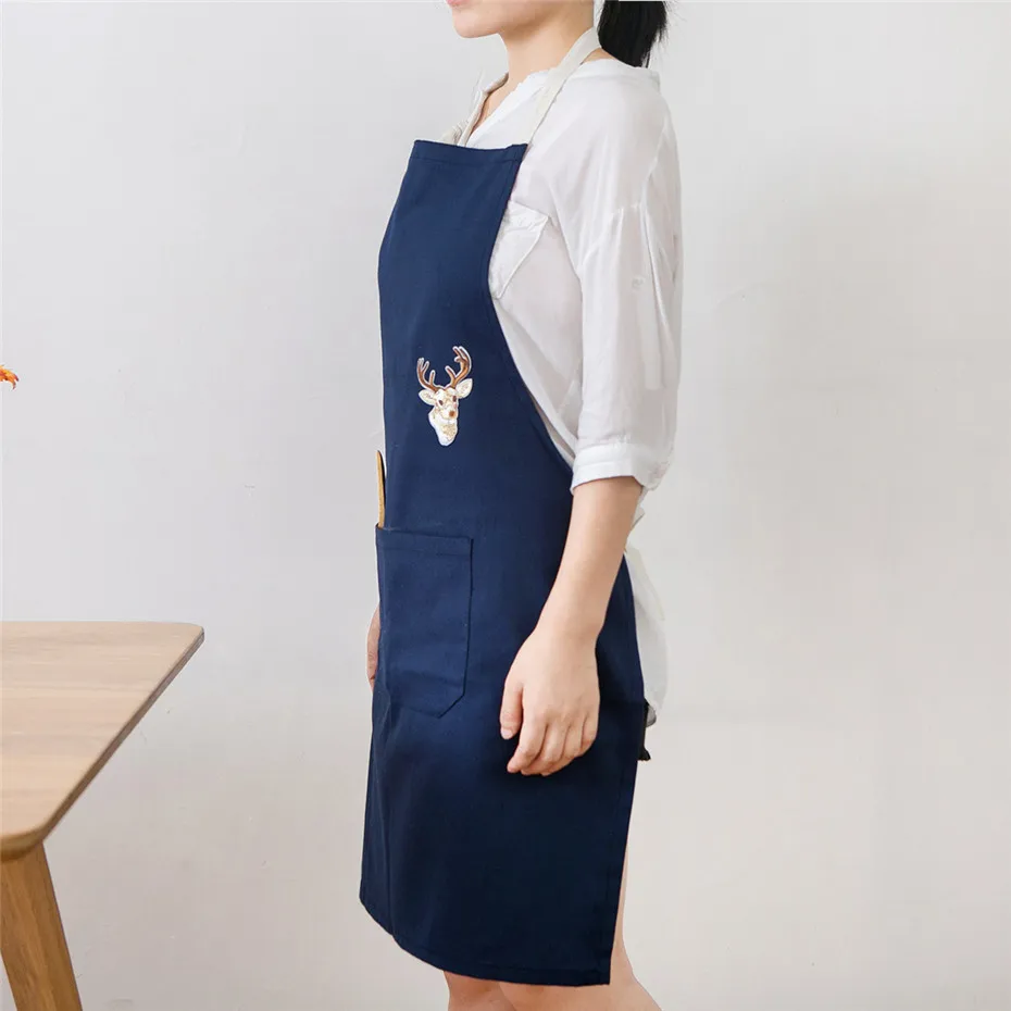 Для мужчин и женщин простой кулинарный кухонный Ресторан нагрудник фартук