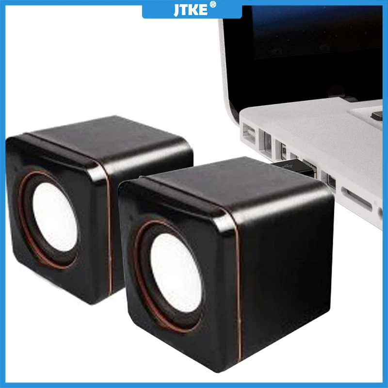 Портативный мини-USB-динамик JTKE компактный маленький квадратный аудиоразъем 3 5 мм