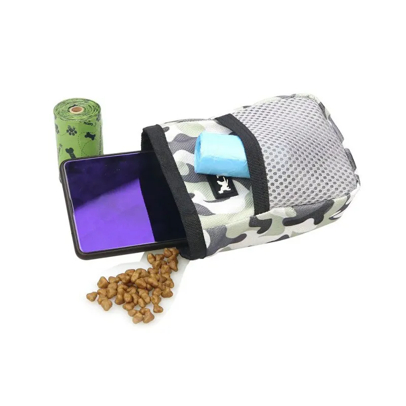 

Portable Outdoor Pets Feed Storage Pocket Pet Dog Treat Pouch Puppy Training Snack Reward Bags Detachable Waist Bag