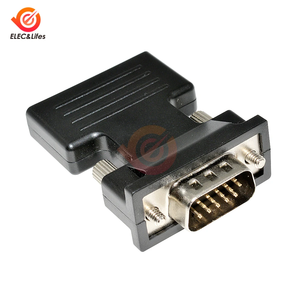 Преобразователь HDMI мама-VGA папа с аудиоадаптером поддержка HD 1080P преобразователь