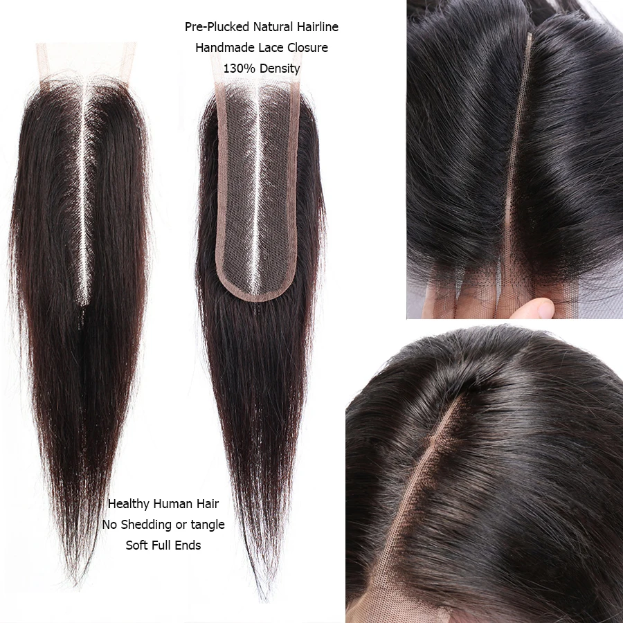 BOBBI индийские прямые волосы пряди с 2x6 Ким K застежки коричневые натуральные