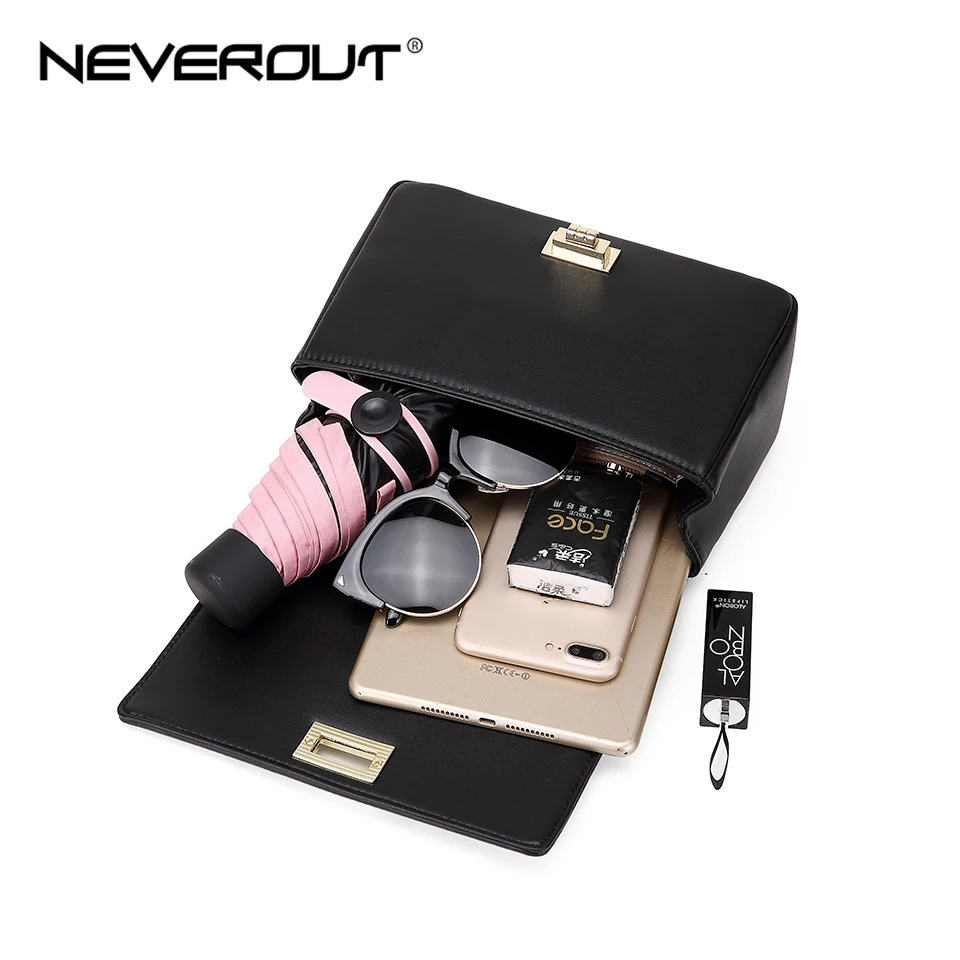NEVEROUT стильная кожаная сумка, модная мини-сумка через плечо, маленькая сумка-мессенджер с клапаном, классические сумки, роскошные сумки
