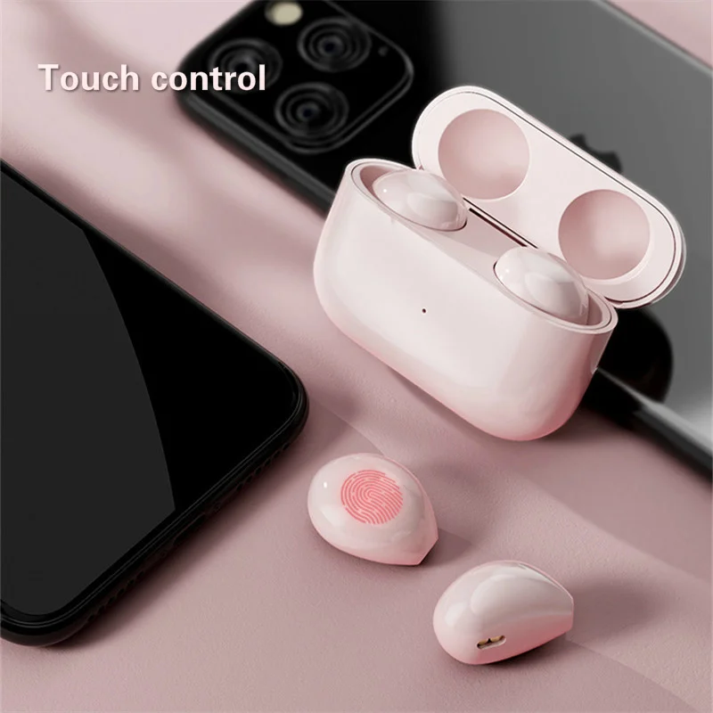 Mini Invisible Bluetooth Earphone TWS In Ear Wireless Earbuds Waterproof Sports Stereo Headset Touch Control with Charging Case |