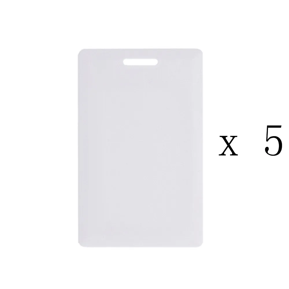 5 pcs 1/5/10/20 штук 125 кГц RFID T5577 записи толстые раскладушка бесконтактные перезаписываемые смарт-карты для доступа Управление - Цвет: 5 pcs