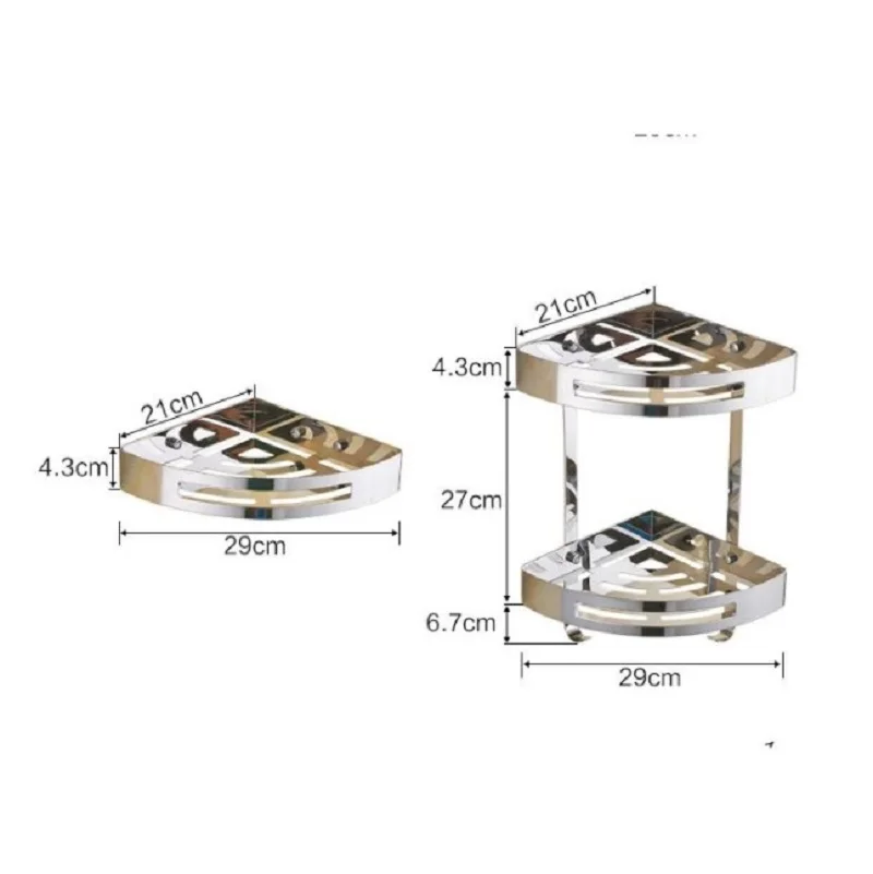 

Corner Shelf Wall Mounted Black 304 Stainless Steel Bath Shower Shelf Bath Shampoo Holder Basket Holder Corner shelf