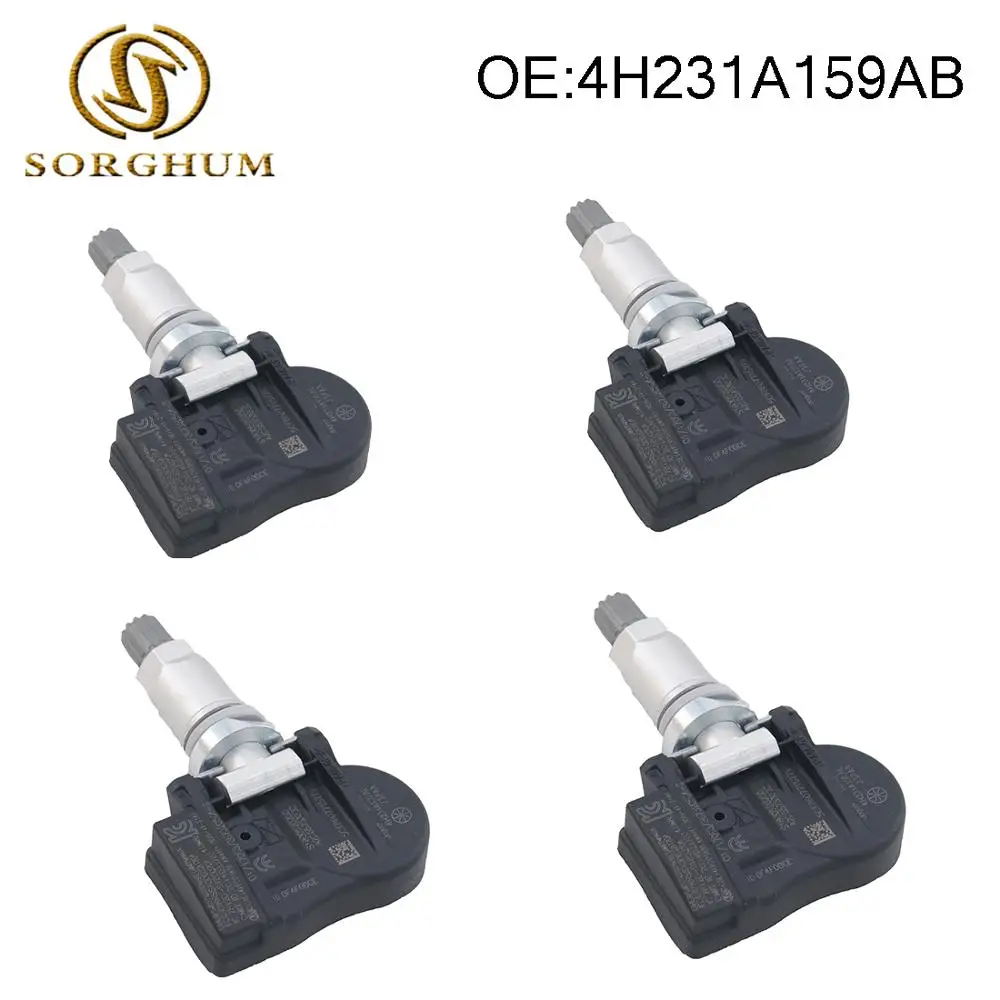 4 шт. 4H231A159AB датчик контроля давления в шинах TPMS для Land Rover