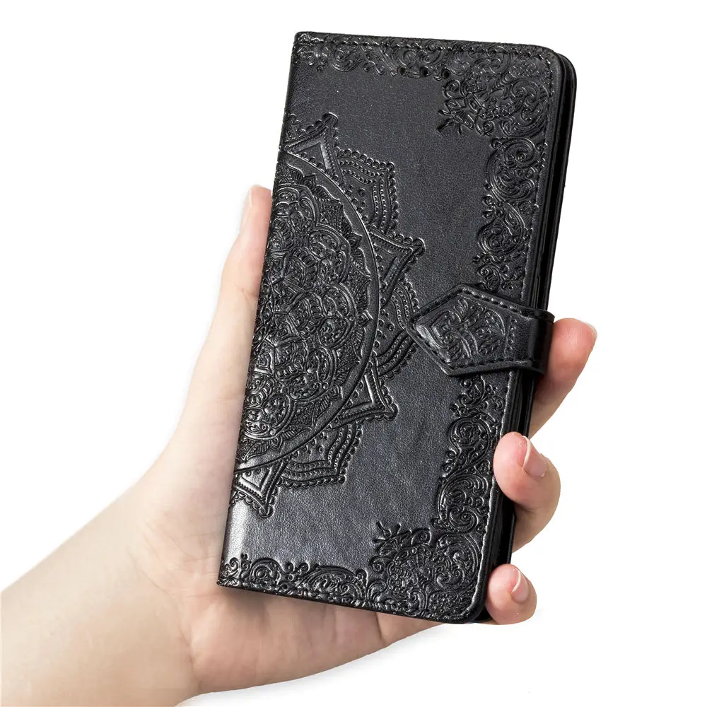 Кожаный чехол для Samsung Galaxy A8 A6 Plus A9 A7 2018 A5 A3 2017 A2 Core книжка с откидной крышкой A50 A51 A71